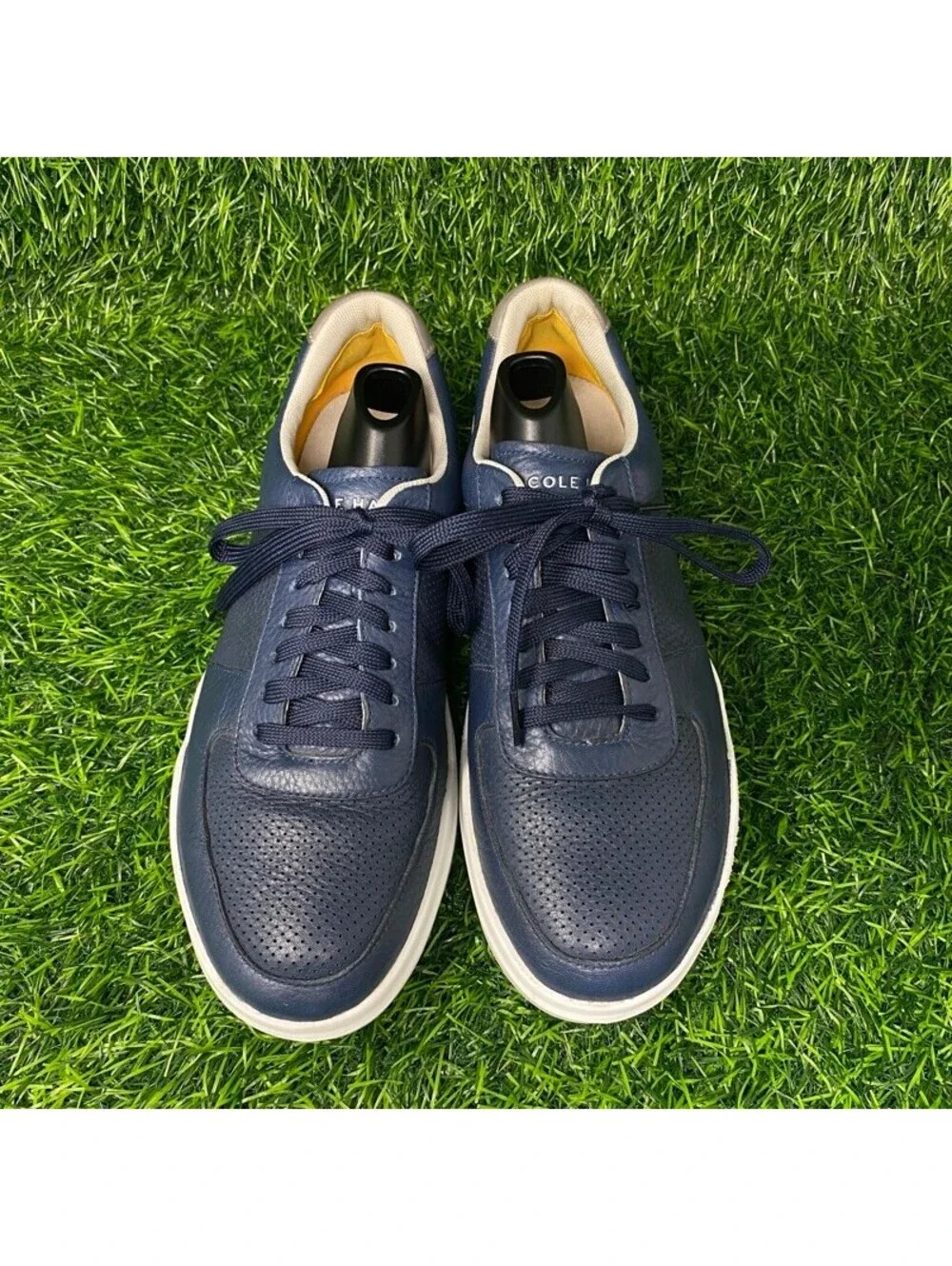 Cole Haan Grand Crosscourt Modern Perforated Leather Sneaker Men's Size 9M 2223